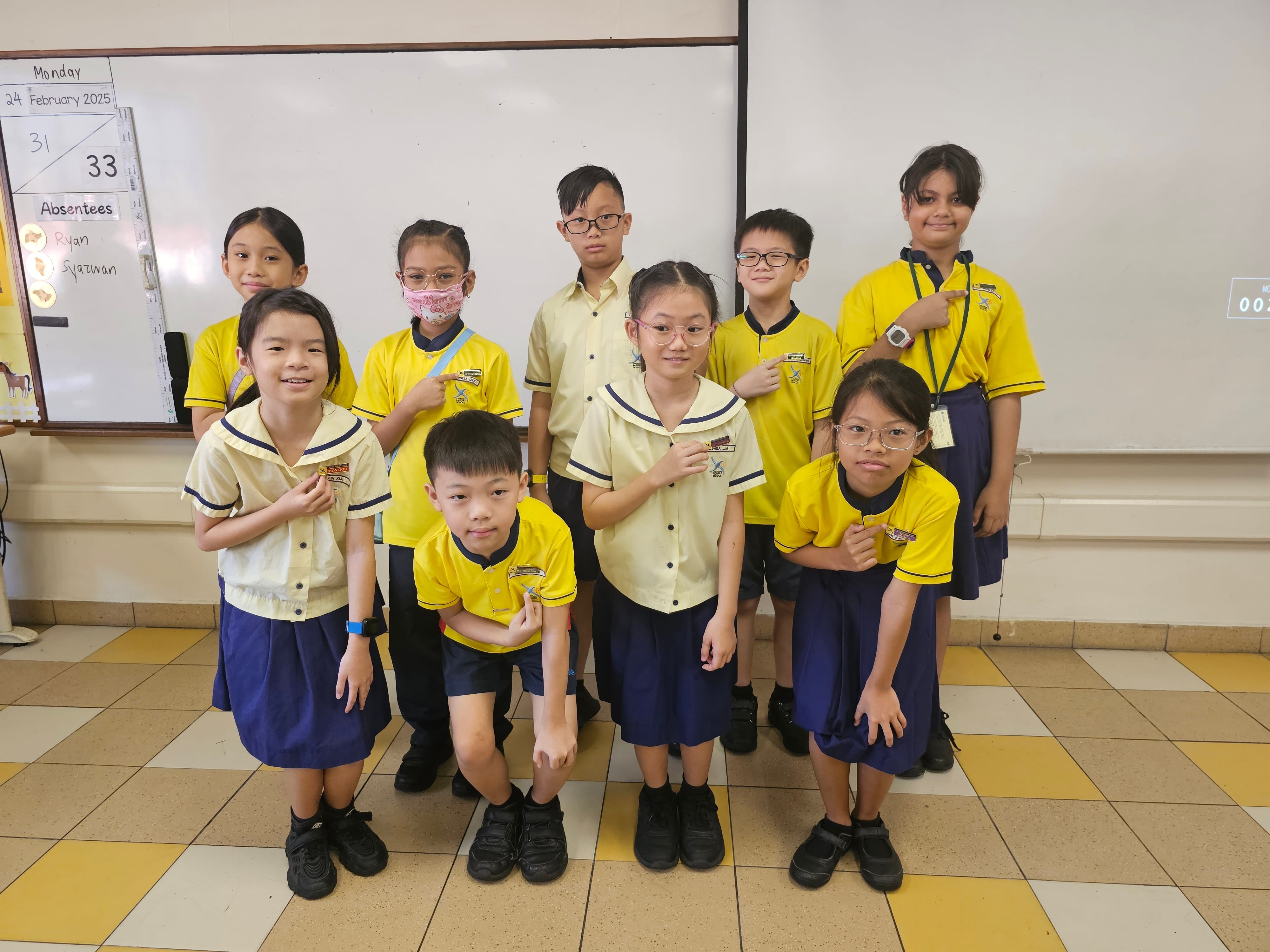 Newly appointed class EXCO members pose together in a photo